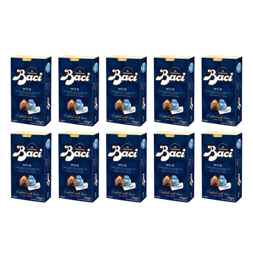 10x 14pc Baci Milk Bijou Chocolate Prailines with Hazelnuts 175g