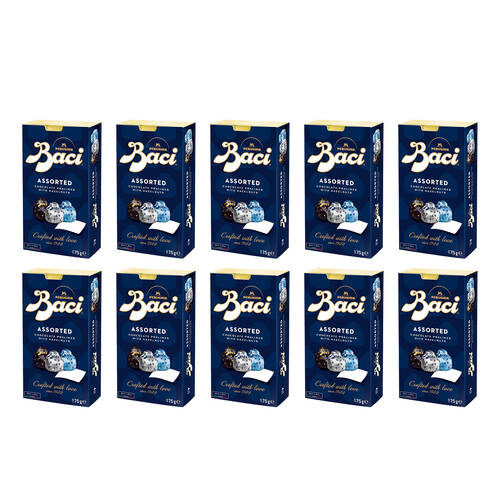 10x 14pc Baci Assorted Bijou Chocolate Prailines with Hazelnuts 175g