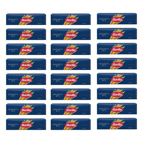 24PK Barilla Spaghetti No.5 Dry Durum Wheat Pasta 500g