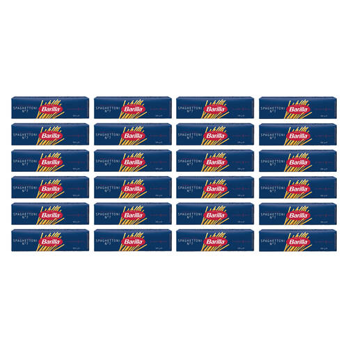 24PK Barilla Spaghettoni No.7 Dry Durum Wheat Pasta 500g