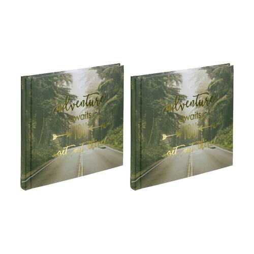 2PK Hama Highway Bookbound Album w/ 30 Pages Holds 15x15cm Photos 18x18cm