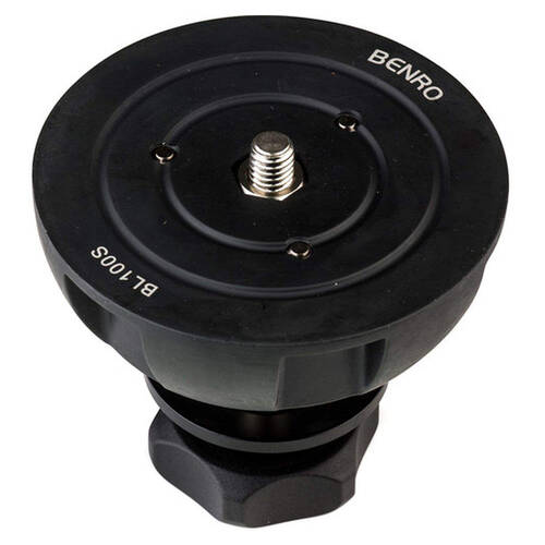 Benro Half Ball Adapter Mount For HH100AV 100mm Video Heads Black