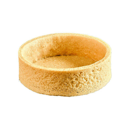 100pc La Rose Caramel Tart Shells Medium Round Cocoa Butter Coated 51mm Vegan