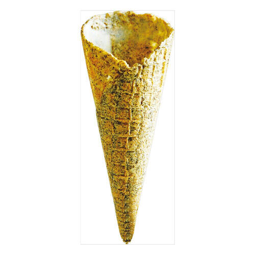 72pc La Rose Seaweed Waffle Cones Couverture Coated w/ Coloured Foil Cups 4g