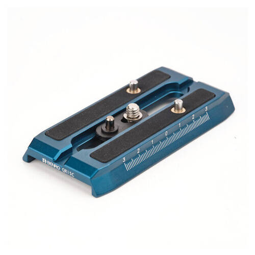 Benro QR15C Slide-In Video QR Plate For KH25PC & KH26PC Tripod Accessory Blue