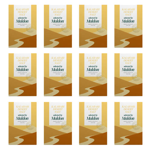 12PK Maldon Kalahari Desert Ancient Salt Specially Selected Bulk Pack 250g