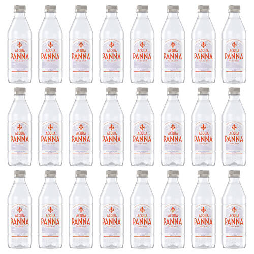 24PK Acqua Panna Premium Italian Still Mineral Water w/Plastic PET Bottle 500ml