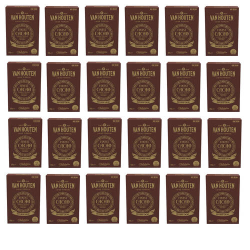 24PK Van Houten Cocoa Powder Dutched Premium For Baking And Desserts 125g