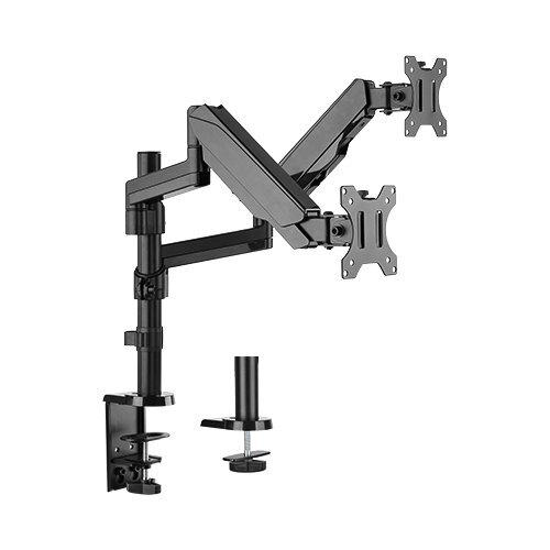 Brateck Dual 17'-32' Monitor Full Extension Gas Spring Arm