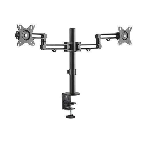 Brateck Dual 17'-32' Monitor Premium Aluminum Articulating Monitor Arm