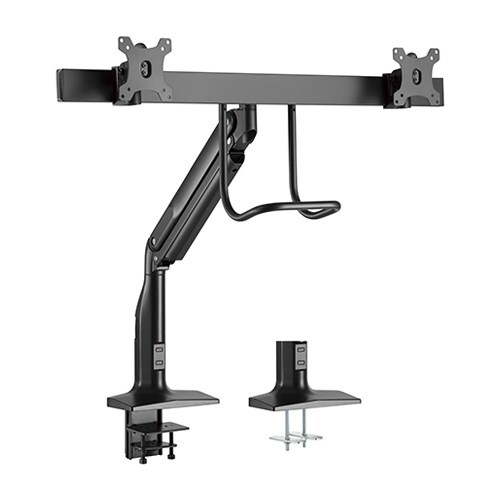 Brateck Dual Monitors Select Gas Spring Aluminum Monitor Arm F/ 17‘-35’ Monitors