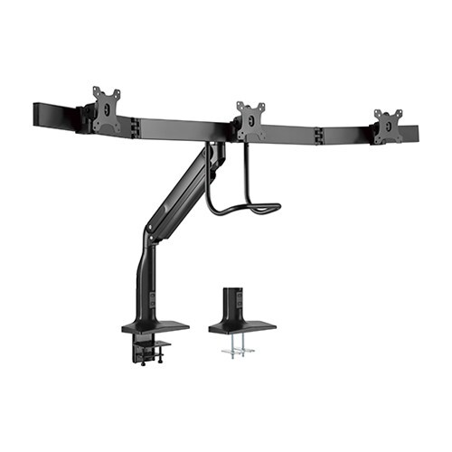 Brateck Triple  17'-32'  Monitors Select Gas Spring Aluminum Monitor Arm