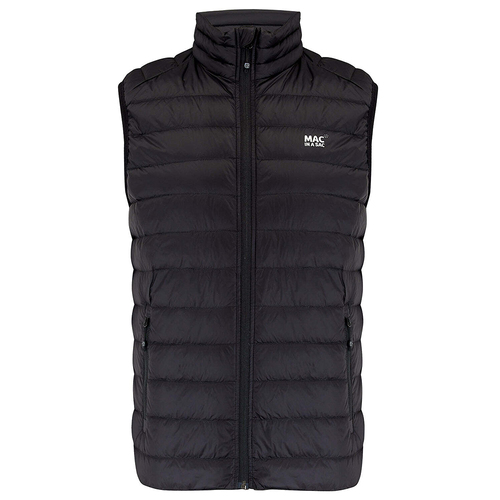 Mac In A Sac Adult Mens Alpine Down Vest - Black - XS