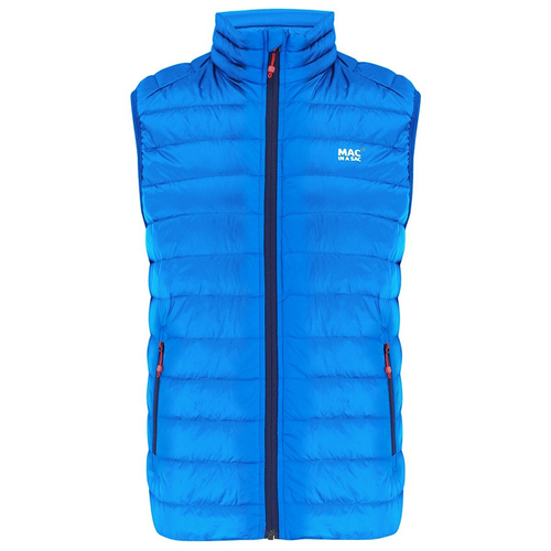 Mac In A Sac Adult Mens Alpine Down Vest - Royal - L