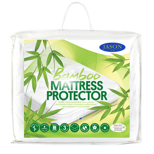Jason Commercial Single Bed Bamboo Mattress Protector 91x193cm Online