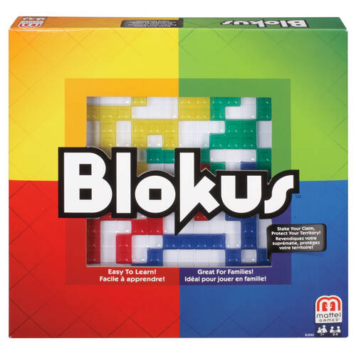 Mattel Blokus Classic Strategy Board Game 26.7cm Kids 7y+