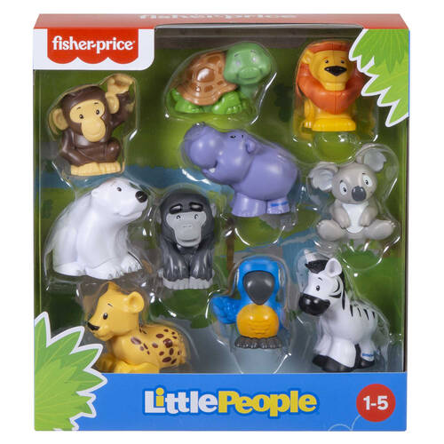 Mattel Fisher Price Little People 10 Figure Animal Pack 1y+