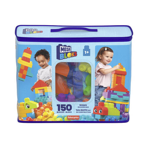 Mattel Mega Bloks Building Bag - 150 Blocks 1y+