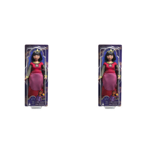 2PK Mattel Disney Wish Dahlia of Rosas Fashion Doll 33x11.5cm - Pink 3y+