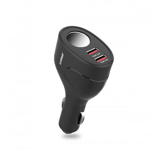 Mbeat Gorilla Power Dual Port QC3.0 Car Charger & Cigarette Lighter Socket