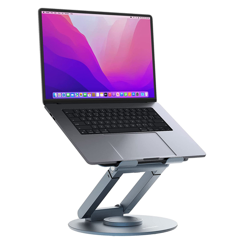 mBeat 360 Degrees Rotating Laptop Stand w/ Height Adjustment Space Grey