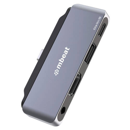 Mbeat Elite Mini 4-in-1 USB-C Mobile Hub For iPad - Space Grey