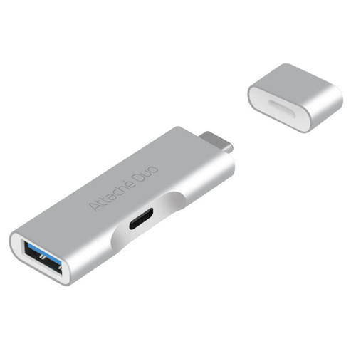 Attach_© Dual Port Male USB-C Adaptor to Female USB 3.1