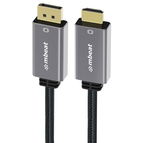 Mbeat ToughLink 1.8m 4K DisplayPort To HDMI Cable