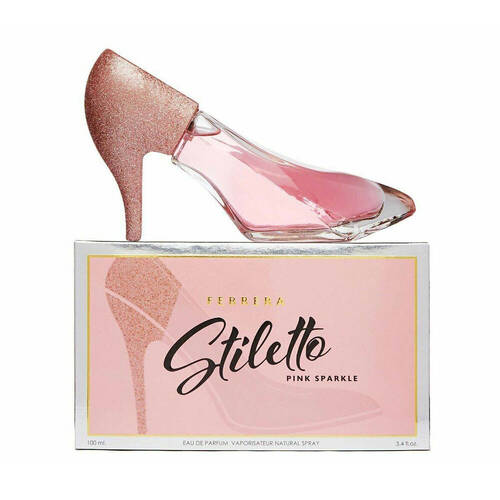 Mirage Diamond Collection Ferrera Stiletto Pink Sparkle EDP For Women 100ml