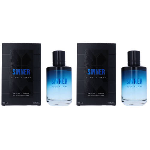 2PK Mirage Sinner EDT Eau De Toilette Fragrance Perfume Spray For Men 100ml