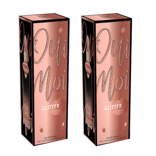 2PK Mirage Diamond Collection Oui Moi Glitter EDP Spray For Women 100ml