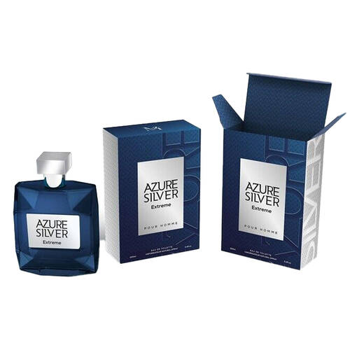 Mirage Azure Silver Extreme EDT Eau De Toilette Fragrance Spray For Men 100ml