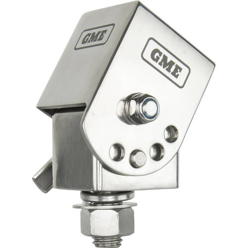 GME Stainless Steel 4 Adjustable Level Fold Down Antenna Mounting Bracket