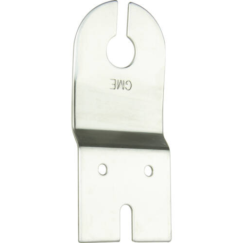 GME Stainless Steel Antenna Mounting Bracket For Toyota HiLux Guard 2mm Silver