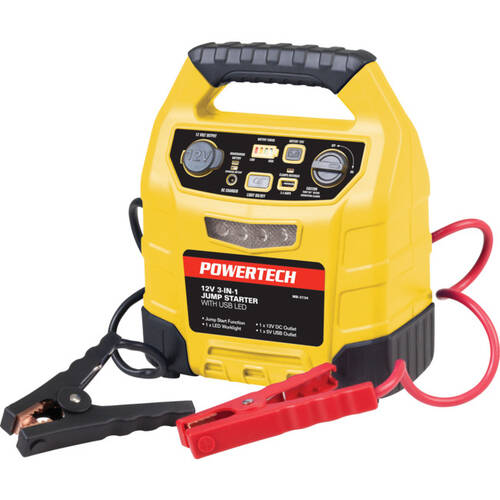 12V 12A JUMP STARTER USB 2.4V LED LIGHT