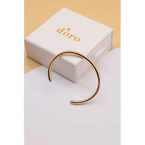D'oro Everly Women's Cuff 18k Gold Filled Fashion Jewellery