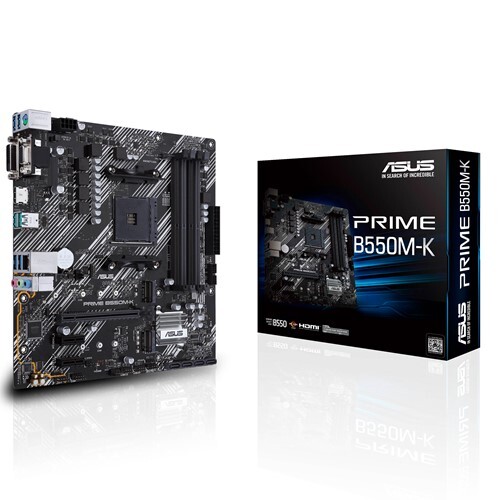 Asus B550 Prime Micro ATX Motherboard AMD Ryzen DDR4 AM4 PCIe