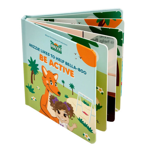 Mizzie The Kangaroo Be Active Touch & Feel Book