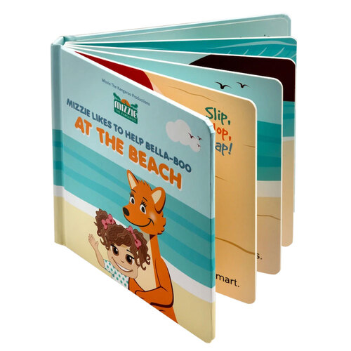 Mizzie The Kangaroo At the Beach Touch & Feel Book