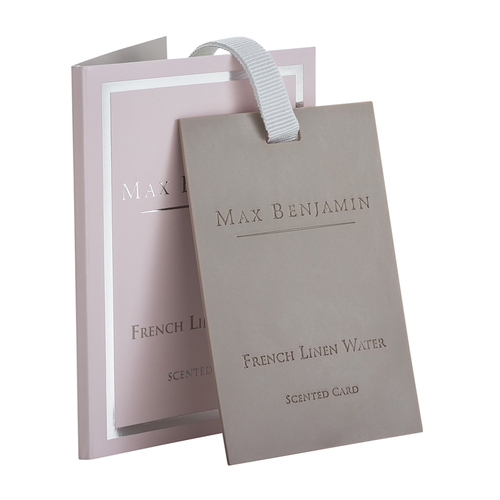 Max Benjamin Scented Card French Linen Water 
