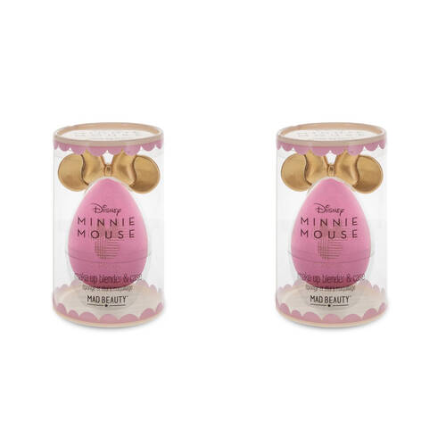 2PK Disney Minnie Bow Magic Cosmetic Blender and Protector Gift Set Pink
