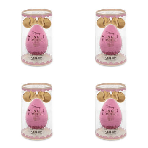 4PK Disney Minnie Bow Magic Cosmetic Blender and Protector Gift Set Pink