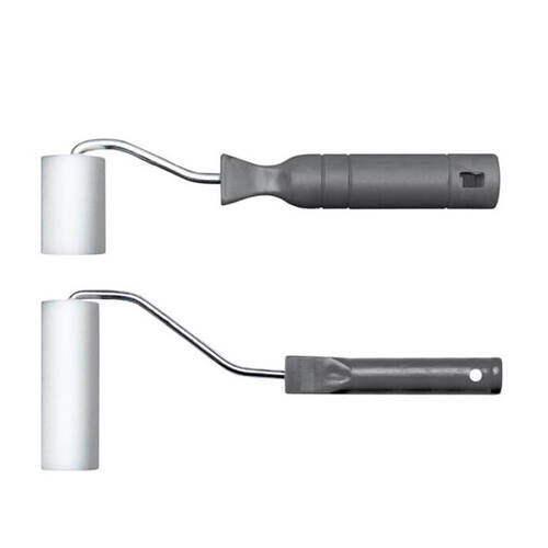 2pc Marabu Sturdy Metal Frame Removable Foam Paint Roller Set 5cm/10cm