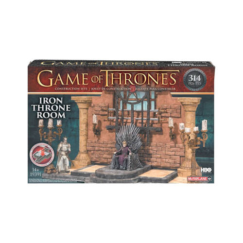 314pc McFarlane Toys A Game Of Thrones Construction Iron Throne Room 14y+
