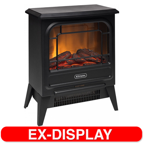 Dimplex MCFSTV12 BK Optiflame 1.2kW LED Electric Microstove Fire Heater