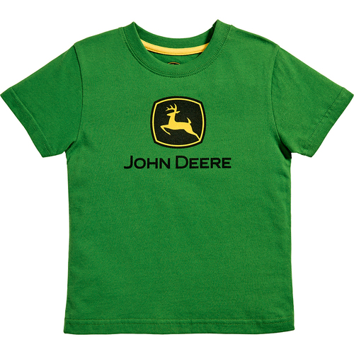 John Deere Logo Themed T-Shirt/Tee Green Toddler Size 4