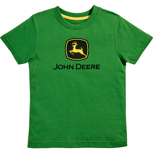 John Deere Logo Themed T-Shirt/Tee Green Child Size 6