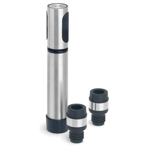 Blomus Cerra Wine Vacuum Pump Preservation Sealer Set 11.5x22cm Silver