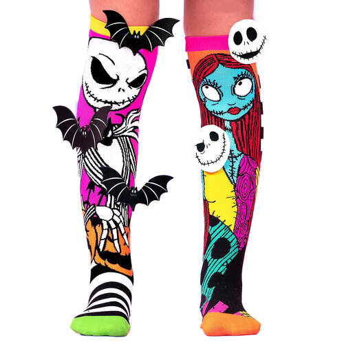 Madmia Nightmare Before Christmas Novelty Knee High 3D Socks Toddler 3-5y