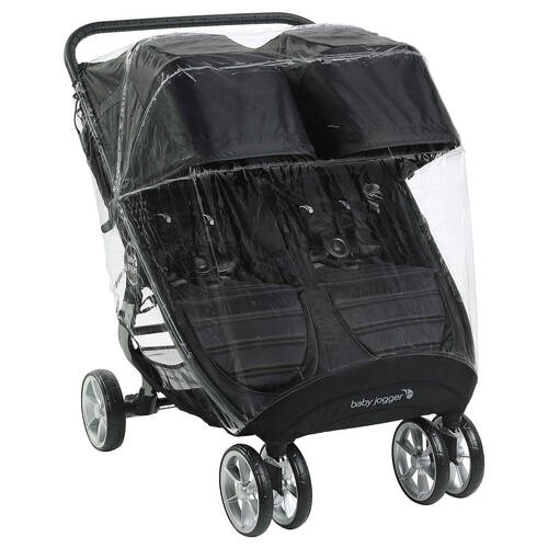Baby Jogger City Mini GT2 Double Stroller Weather Shield Rain Cover Clear